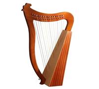 15/19 String Lyre Harp Piano Solid Wooden Portable Musical Instrument Stringed Instrument With Tuning Wrench(15)