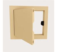 15 20 25 30 35 40 45 50 Cm Width Ceiling Access Panel, Paintable Drywall Access Plate for Electrical/Building/Equipment Maintenance, Concealed Overhaul Panel(Medium Yellow,50 X 50 cm)