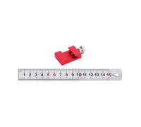 15/20/30/40cm Carpenter Scribing Ruler Metal Carpentry Square with Positioning Slide Stop Woodworking Tool Marking Gauge Double Scale Ruler