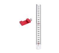 15/20/30/40cm Carpenter Scribing Ruler Metal Carpentry Square with Positioning Slide Stop Woodworking Tool Marking Gauge Double Scale Ruler
