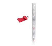 15/20/30/40cm Measuring Marking Gauge Carpenter Scribing Ruler Tool with Positioning Slide Stop Metal Carpentry Square Double Scale Ruler