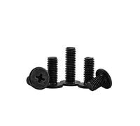 15/20/30/50PCS M3 M4 M5 M6 Ultra Thin Flat Wafer Head Screw Carbon Steel CM Thin Head Laptop Screw(6mm,M3 50pcs)