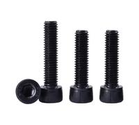 15/20/30pcs M2.5 M3 M4 DIN912 12.9 Black Hex Socket Head Cap Allen Bolt Screw(22mm,20pcs M3)