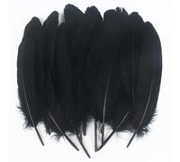 15-20cm 50 PCS Black Feathers Natural Goose Feathers for DIY Wedding Decorations Angel Wings & Fairy Crafts