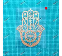 15.2cm Gold Hamsa Hand Khamsa Decal Sticker Fatima Car Vinyl Arab