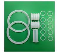 15+2Pcs Silicone Seal Rings & Tubes Components, Spare Parts for Soft Serve Ice Cream Machines，Compatible with VEVOR/YKF