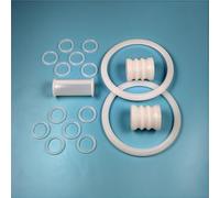 15+2PCS Spare Parts Compatible for VEVOR Ice Cream Makers Silicone Seal Rings Tube Components Of YKF Soft Serve Ice Cream Machines Fittings