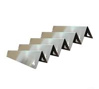 15 3 Stainless Steel Seasoning Bars Replacement for Weber GS4 For Spirit 2 Grill Parts Set of 5 for Even Heat Dispersion and Drip Protection