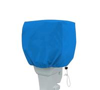 15-300HP 600D Boat Engine Cover Waterproof Yacht Half Outboard Motor Dustproof Marine Protector Canvas(Blue 30-60HP)