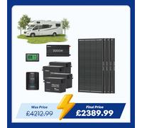 15.36kWh Off-Grid Power Kit | 3000W Inverter, 300Ah Batteies - 4* ShadowFlux Solar Panel