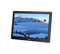 15.4-inch IPS Large Screen, 1080P High-definition Digital Photo Frame, Touch-screen Electronic Photo Album(Black)
