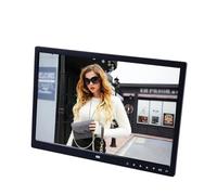 15.4-inch Smart Photo Frame, 1280 * 800 Electronic Photo Frame, Remote Control Operation, with Music Function, Video Playback, and Clock Function (Black)
