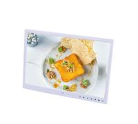 15.4-inch Smart Photo Frame, 1280 * 800 Screen Resolution, Remote Control Operation, Large-capacity Memory Storage (White)