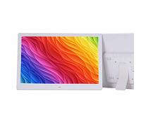 15.4Inhuman Body Induction Digital Photo Frame, Auto-Play Advertising Machine, High-Definition Electronic Photo Frame, 1080P Full Format (White)