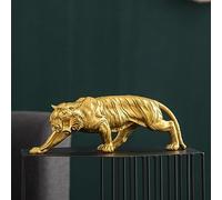 15.5 Inch Large Tiger Statue Figurine Sculpture Collectible Gifts for Tiger Lover Office Home Decor Desk Accessories Decoration Garden Figurines Outdoor Decor