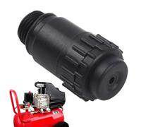 15.5 mm Black Plastic Oil Breathing Rod Vent Hat for Air Compressor Pumps - 9 mm Inner Diameter, 55.6 mm Total Length, 1 pc