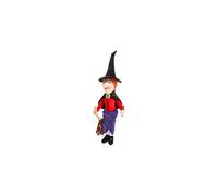 15.5" Room On The Broom Witch With Broom Soft Toy - Plush Doll - broom witch plush toy soft doll - Plush Soft Toy