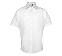 Premier Mens Supreme Heavy Poplin Short Sleeve Formal Work S RW2815