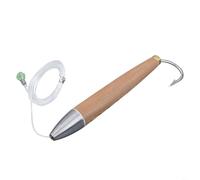 15 5cm Rigged Trolling Pencil Bait Cedar Lure for Fishing Tuna and Other Predators (log)