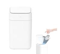 15.5L Automatic Sensor Trash Can, Motion Sense Activated Trash Can with Lid, Touchless Garbage Bin, Self Sealing and Self Changing, Response Time 0.3s, for Kitchen Bathroom Office