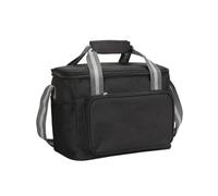 15/5L Extra Large Thermal Food Bag Cooler Refrigerator Box Fresh Keeping Delivery Backpack Insulated Cool for Hot/Cold Meals(B Black 15L)