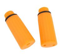 15.5mm Male Thread Oil Breathing Rod Vent Cap for Air Compressors - Plastic Yellow Air Compressor Oil, 5-Pack, 8mm Inner Hole