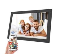 15.6" Digital Picture Frame with 1080P Ips Touch Screen, 32GB Large Storage Photo Frame Electronic with Auto-Rotate, Wall Mountable, Wifi & App Smart Instantly Share Photos and Videos (Black 15.6")