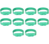 15.6" Goat Collar Sheep Identification Bands Livestock Marking Round Farming Equipment, Adjustable Nylon Collar Set for Small Farm Animal Sheep Cow Pet Goat Accessories