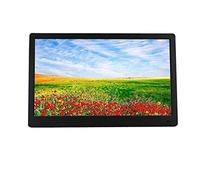 15.6-inch black electronic photo frame with 1920 * 1080 high-definition screen, support SD card/usb insertion, and time switch Decorative Gift