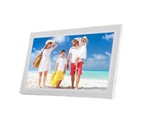15.6 Inch Built In 32GB WiFi Large Touch Ips Screen Digital Photo Frame 1920 * 1080 Digital Frame APP Motion Sensor Easy Share(15.6inch-White)