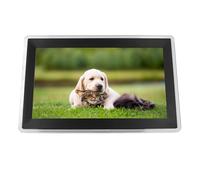 15.6 Inch Digital Photo Frame, 15.6 Inch HD Screen Electronic Picture Frame Video Loop Playback for Home (GB Plug)