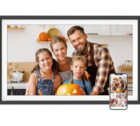 15.6 Inch Digital Picture Frame WiFi Photo Frame - Large Dogital Frame 32GB, Touch Screen, Instantly Share Video Photo by Email App，Wall Mountable for Home Decor
