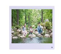 15.6 Inch Digital Picture Frame with IPS Display High Resolution USB SD SDHC with Built in Clock and Calendar Gift Present for Family Friends,Digital Photo Frame, (White 15.6)