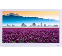 15.6-inch IPS Network Edition Digital Photo Frame Smart Electronic Photo Album High-definition Remote Advertising Machine(White)