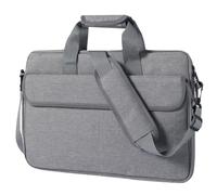 15.6 inch Laptop Computer PC Shoulder Bag Carrying Case, Water-Repellent Fabric Briefcase, Compatible with 15.6" Dell G15, 15" MacBook Pro, 15.6" HP Pavilion, 15" Razer Blade 15