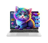 15.6 inch Laptop, Gaming Laptop N4000 Processor, Laptop Computer with 12GB LPDDR4 256GB SSD, Silver Traditional Laptop Computers for Work & Study, 180° Angle Open, Dual-Band WiFi, Long Battery Life
