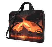 15.6 inch lightweight Laptop Bag with Fashion Animals of the African Savannah Print Beautiful and simple for Business Trip Office
