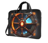 15.6 inch lightweight Laptop Bag with Fashion Yin Yang Shield Print Beautiful and simple for Business Trip Office