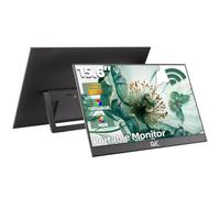 15.6 Inch Portable Monitor for Phone, Miracast for Laptop, Wireless Network Adapter for PC, New 180° Adjustable Display Technology, HDMI for Laptops