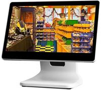 15.6 Inch Touch Screen PC POS Systems for Small Business, All in One Smart Touch Screen Cash Register POS System, For Business Restaurants Retail