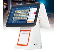 15.6 Inch Touch Screen POS Terminal with Customer Display and Built-in 58mm Thermal Printer for Retail and Restaurant Systems