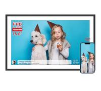 15.6 Inch WiFi Digital Photo Frame with 1920 x 1080 FHD IPS Touch Screen, Send Photos or Videos via App or Email, 32 GB Memory, Supported
