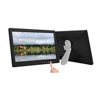 15.6" Photo Frame, 1600X900 Hd Ips Display Hd Electronic Album With Remote Control, Support Usb And Sd Card - Exhibition Advertising Player,Black-17.3 INCH
