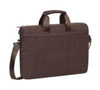15.6'' Polyester zipped PC bag with adjustable, removable shoulder strap