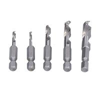 15/64 Extra Short Drill Bit High Speed Steel Hex Shank 5 Pcs Drill Bits Short Forhining Drilling Hex