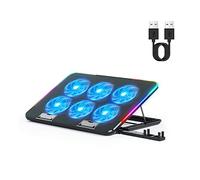 15.6inch Laptop Cooler Fan Cooler Notebook Stand For Laptop Cooling Pad Quiet Fans Cooling Radiator With Phone Holder