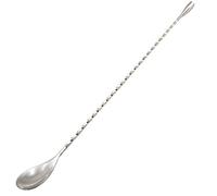 15.7" Extra Long Cocktail Mixing Spoon Set Food-Grade 18/8 Stainless Steel Stirrer Spiral Pattern Bar Cocktail Shaker Spoon for Ice Cream Smoothies Malts Milkshakes Juice Coffee Tea Drink