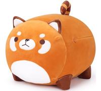 15.7 inch Red Panda Plush Toy Stuffed Animal Pillow Plush Pillow Cuddly Toy Cuddle Pillow Cute Plush Stuffed Red Panda Soft Chubby Cushion Toys Christmas Birthday New Year Gift for Boys Girls