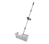 15.8" Sand Rake, Premium Beach Tool with Wide Trapezoidal Head, Detachable Long Handle, Ideal for Sand Combing, Sifting, and Treasure Hunting (E)
