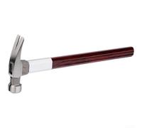 15 8inch Curved Claw Hammer with Magnetic Anti Slip Head and Insulated Hardwood Handle for DIY and Professional Use (Right angle 13oz)